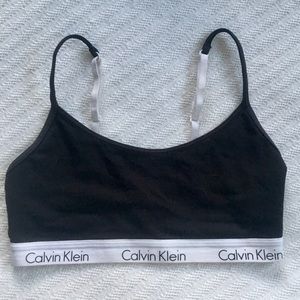 Calvin Klein Black Bralette